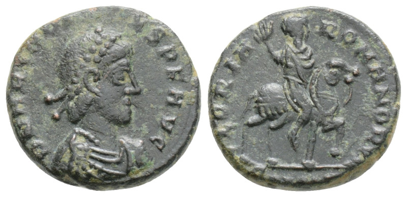 Roman Imperial
Honorius (393-423 AD) Kyzikos
AE Follis (15.2mm, 2.4g)
Obv:D N HO...