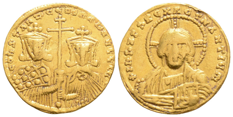 Byzantine
Constantine VII, with Romanus II (947-950 AD) Constantinople
AV Solidu...