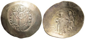 Byzantine 
Andronicus I Comnenus (1183-1185 AD) Constantinople
EL Aspron Trachy (31.4mm, 4.71g)
Obv: Θ KЄ POHΘЄI / MHP - ΘV. Theotokos, orans, standin...