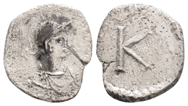Byzantine
Justinian I. (527-565 AD) Constantinople 
AR Half Siliqua (8.1mm, 0.96...