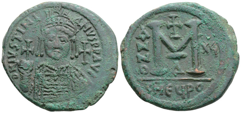 Byzantine 
Justinian I (527-565 AD) Theoupolis (Antioch)
AE Follis (38.9mm, 22.1...