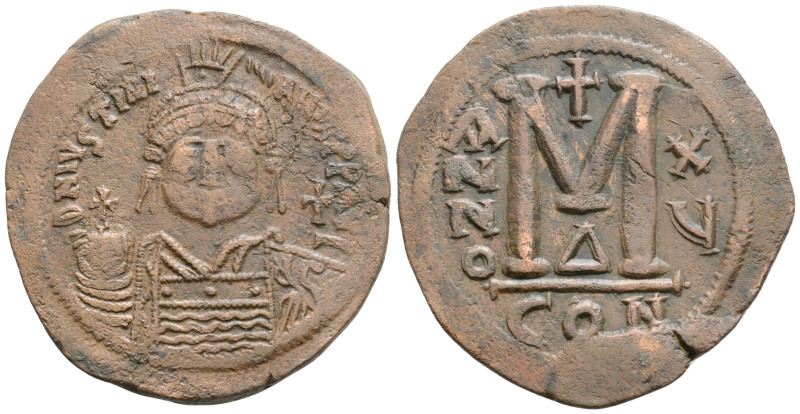 Byzantine
Justinian I (541/542 AD) Constantinople
AE Nummi (39mm,24.3g)
Obv: D N...