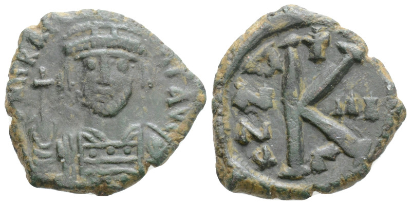 Byzantine
Heraclius (610-641 AD) Constantinople
AE Nummi (20.4mm, 4g)
Obv: Crown...
