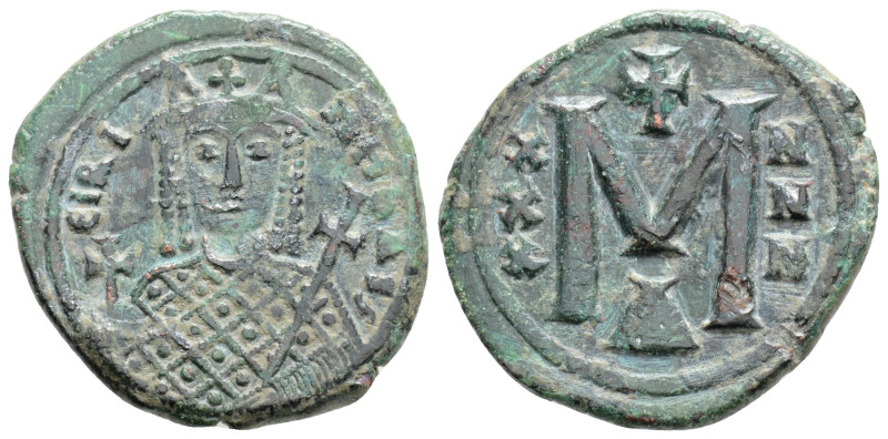 * Rare Irene *

Byzantine
Irene (797-802 AD) Constantinople
AE Foolis (23.9mm, 4...