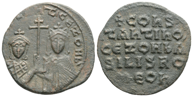 Byzantine
Constantine VII Porphyrogenitus, with Zoe (913-959 AD) Constantinople
...
