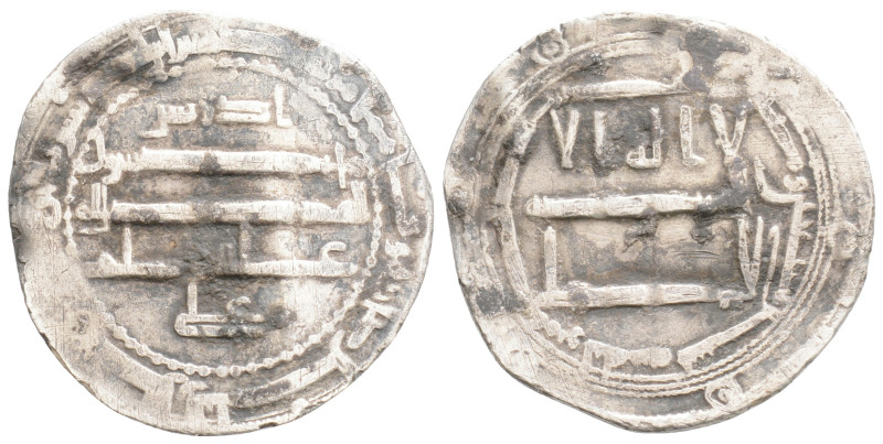 Medieval
ISLAMIC,Abbasid Caliphate
AR Dirham (25.1mm 2.1g)
Obv: Islamic legand
R...