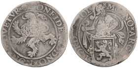 Medieval
NETHERLANDS. Holland. Lion Dollar or Leeuwendaalder (1576).
AR (40.2mm 26.6g)
Obv: MO NO ARG ORDIN HOL.Knight standing left, head right, hold...