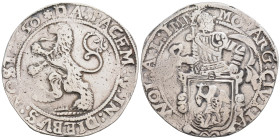 Medieval
NETHERLANDS. Dutch Republic Leeuwendaalder (Lion Thaler). Zwolle, 1650. 
AR (41.9mm 27.1g)
Obv: MO • ARG • CIVITA • ZWOL • AL • IMP, Armoured...