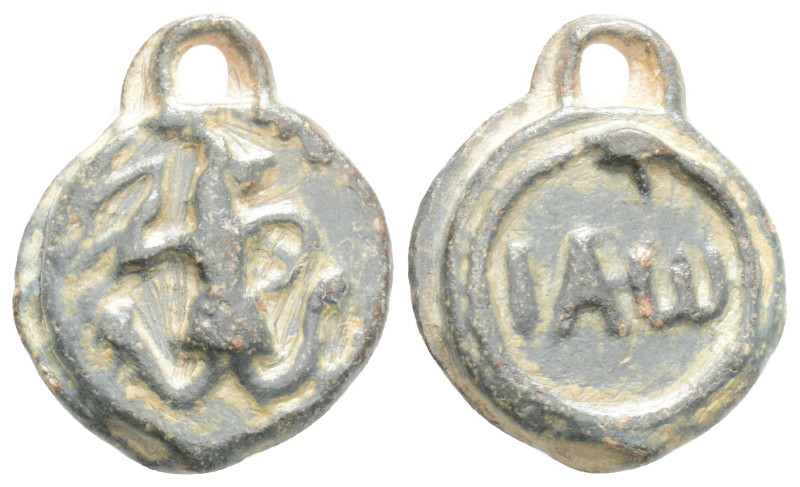 Byzantine
EGYPT. Uncertain. Circa 4rd-5th century AD
Gnostic Tessera (16.5mm 3g)...
