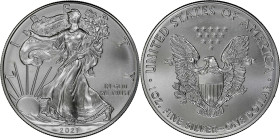 2021 American 1 Ounce Silver Eagle at Dawn and at Dusk 35th Anniversary Coin. Classic Design, Heraldic Eagle. 8th to the Last Classic Coin Struck. MS-...