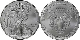 2021 American 1 Ounce Silver Eagle at Dawn and at Dusk 35th Anniversary Coin. Classic Design, Heraldic Eagle. 7th to the Last Classic Coin Struck. MS-...