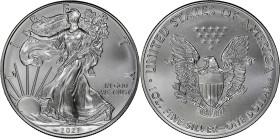 2021 American 1 Ounce Silver Eagle at Dawn and at Dusk 35th Anniversary Coin. Classic Design, Heraldic Eagle. 3rd to the Last Classic Coin Struck. MS-...