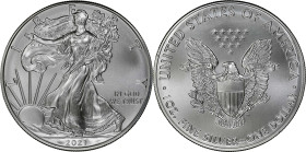 2021 American 1 Ounce Silver Eagle at Dawn and at Dusk 35th Anniversary Coin. Classic Design, Heraldic Eagle. 25th to the Last Classic Coin Struck. MS...