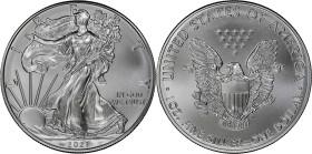 2021 American 1 Ounce Silver Eagle at Dawn and at Dusk 35th Anniversary Coin. Classic Design, Heraldic Eagle. 33rd to the Last Classic Coin Struck. MS...