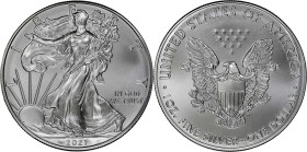 2021 American 1 Ounce Silver Eagle at Dawn and at Dusk 35th Anniversary Coin. Classic Design, Heraldic Eagle. 34th to the Last Classic Coin Struck. MS...