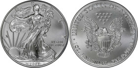 2021 American 1 Ounce Silver Eagle at Dawn and at Dusk 35th Anniversary Coin. Classic Design, Heraldic Eagle. 38th to the Last Classic Coin Struck. MS...