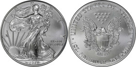 2021 American 1 Ounce Silver Eagle at Dawn and at Dusk 35th Anniversary Coin. Classic Design, Heraldic Eagle. 39th to the Last Classic Coin Struck. MS...