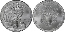 2021 American 1 Ounce Silver Eagle at Dawn and at Dusk 35th Anniversary Coin. Classic Design, Heraldic Eagle. 43rd to the Last Classic Coin Struck. MS...