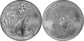 2021 American 1 Ounce Silver Eagle at Dawn and at Dusk 35th Anniversary Coin. Classic Design, Heraldic Eagle. 46th to the Last Classic Coin Struck. MS...