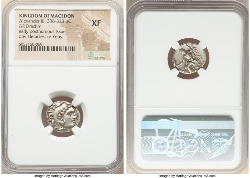 MACEDONIAN KINGDOM. Alexander III the Great (336-323 BC). AR drachm (17mm, 5h). ...