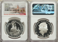 Elizabeth II silver Proof "King James I" 2 Pounds (1 oz) 2022 PR70 Ultra Cameo NGC, KM-Unl., S-Unl. Limited Edition Presentation Mintage: 1,250. Briti...