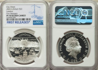 Elizabeth II silver Proof "City Views - London" 2 Pounds (1 oz) 2022 PR70 Ultra Cameo NGC, KM-Unl. S-Unl. Limited Edition Presentation: 2,000. City Vi...