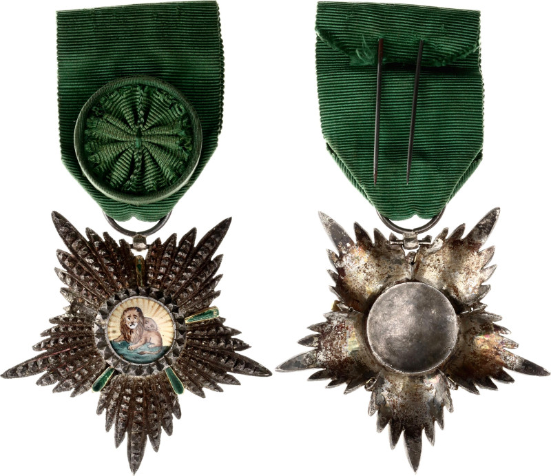 Barac# 67; Silver 64 mm.; with original ribbon and rosette; Original name: Nesha...