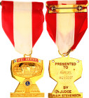 International President Award We Serve 1987 - 1988