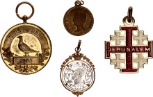 International Lot of 4 Medals 20 -th Century