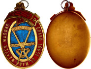 Freemasons Grand Lodge of Mark Master Masons Assistant Badge 20 -th Century
