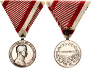 Austria Bravery Silver Medal "Der Tapferkeit" 1917 - 1918