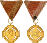 Austria Commemorative Cross for Court Personel 1848 -1908