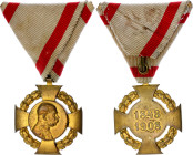 Austria Commemorative Cross for Military Personel 1848 -1908