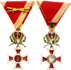 Austria Order of Leopold Knight Cross with War Decoration 1914 -1918