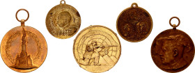 Austria Lot of 5 Medals 1893 -1930