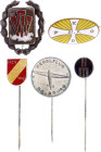 Austria Lot of 5 Pins and Badges 20 -th Century