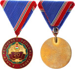 Hungary Republic Medal for Long Service in the Army 20 Years of Service 1975