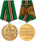 Albania Republic Order of Military Service - Medal IV Class 1985 -1992