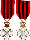 Belgium Civil Decoration Silver Cross II Class for Administrative Long Service 1867 - 1914
