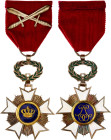 Belgium Order of a Crown Officer Cross with Swords 1897