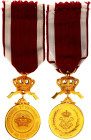 Belgium Order of a Crown Gold Medal 1951