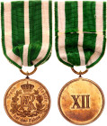 Germany - Empire Saxony Military Long Service II Class Medal for 12 Yeras 1913 -1918