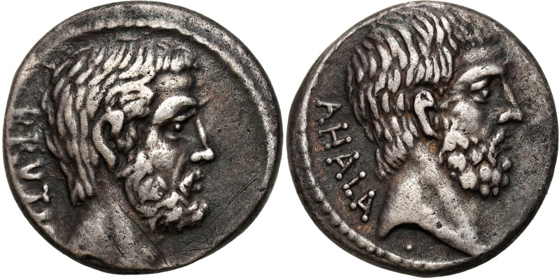 Collection of Ancient coins
Roman Republic, Denar, Marcus Junius Brutus (Q. Ser...