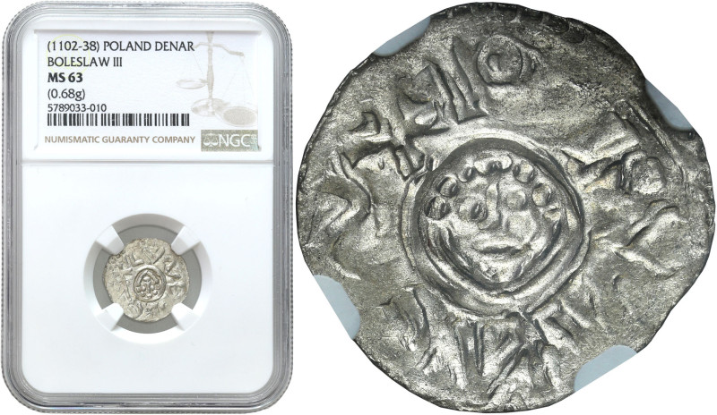 COLLECTION Medieval coins
Bolesław III Krzywousty (1107-1138). Denar śląski, Wr...