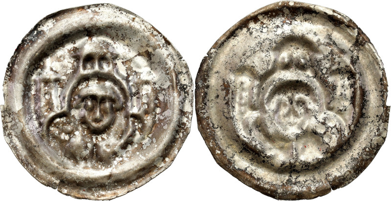 COLLECTION Medieval coins
Leszek Biały (1202-1227). Brakteat - św. Szczepan – R...