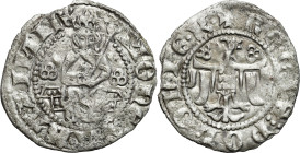 COLLECTION Medieval coins
Kazimierz III Wielki. Kwartnik duży (półgrosz), Cracow / Krakow - berło poza obwódką - RARITY R4 

Aw.: Król w majestacie...