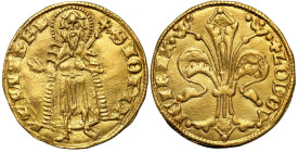 COLLECTION Medieval coins
Polska. Ludwik I Andegaweński (1370-1382) Goldgulden (floren) bez daty – VERY NICE 

Aw.: Lilia florencka, tytulatura kró...