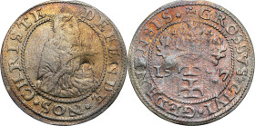 Siege coins of Danzig (1577)
Stefan Batory. Grosz (Groschen) oblężniczy 1577, Danzig 

Wariat z gwiazdką na rewersie po napisie GEDANENSIS. Kolorow...