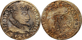 Sigismund III Vasa 
Zygmunt III Waza. Grosz (Groschen) 1594, Olkusz - RARITY R5 

Aw.: Głowa króla w prawo w koronie, zbroi i w krezie. U dołu w na...