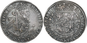 Sigismund III Vasa 
Zygmunt III Waza. Taler (thaler) 1628, Bydgoszcz - VERY NICE 

Aw.: Półpostać króla w prawo, w koronie i zbroi, z mieczem opart...